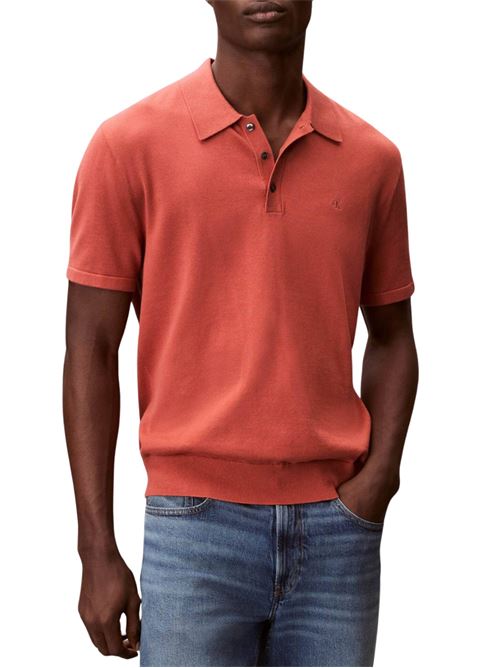 Polo in maglia di cotone Calvin Klein | LV04LC326G0KL
